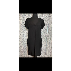 Gap Womens NWT Black‎ Day Dress W/Pockets Size XXS
